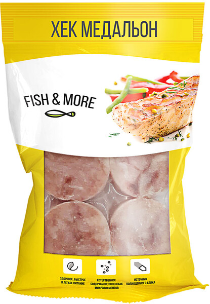 Филе Хек Fish&More медальоны, 400 г