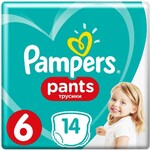 Подгузники-трусики Pampers Pants 6 (16+ кг, 14 шт