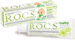 Зубная паста детская R.O.C.S. Baby Нежный уход Душистая ромашка, 45г Россия, 45 г