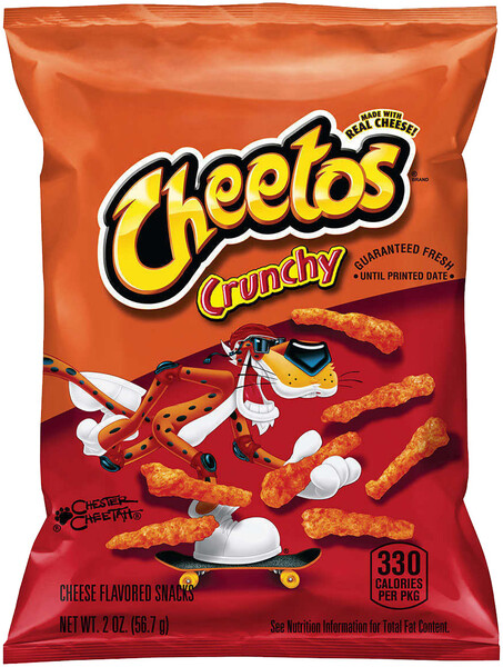 Кукурузные чипсы Cheetos Crunchy Классические 1 шт 56.7 г. США