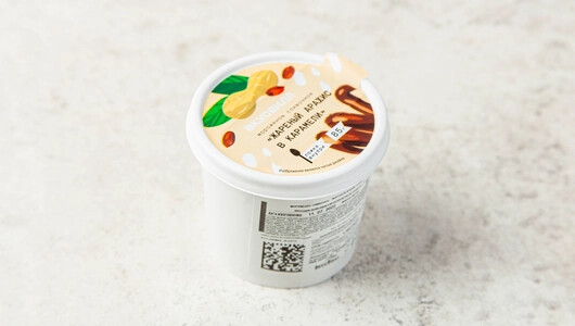 Мороженое сливочное «Жареный арахис в карамели»