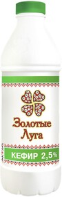 Кефир ЗОЛОТЫЕ ЛУГА 1%, без змж, 950г Россия, 950 г