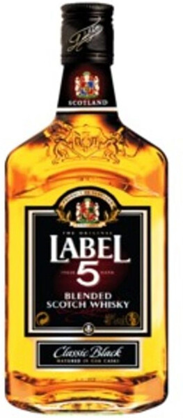 Виски Label 5 40%, 350мл