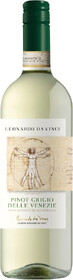 Вино белое сухое «Leonardo da Vinci Pinot Grigio delle Venezie», 0.75 л