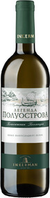 Вино INKERMAN ЛЕГЕНДА ПОЛУОСТРОВА белое полусладкое, 0.75л Россия, 0.75 L
