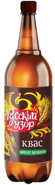Квас Русский Узор фильтрованный пастеризованный 1.5л
