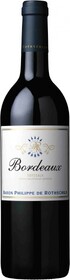 Вино красное сухое «Baron Philippe de Rothschild Bordeaux Rouge» Baron Philippe de Rothschild Bordeaux Rouge, 0.75 л