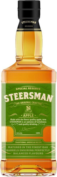 Коктейль STEERSMAN Висковый напиток Apple алк.35% Россия, 0.7 L