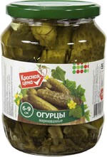 Огурцы Красная Цена Корнишоны маринованные 680г