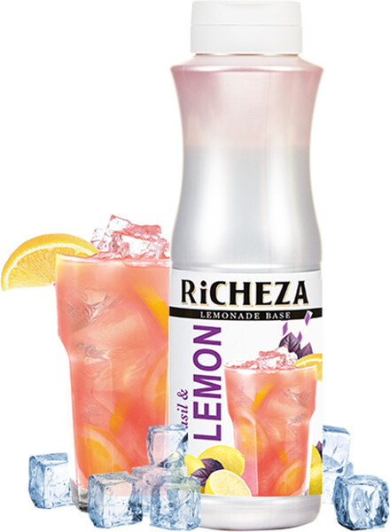 Основа для напитков RiCHEZA Базилик-лимон, 1 л., ПЭТ