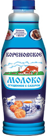 Молоко сгущённое Коровка из Кореновки с сахаром Кореновское 0,2%, 850 г
