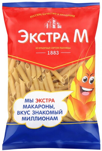 Макаронные изделия Экстра М Перья гладкие №77 400г