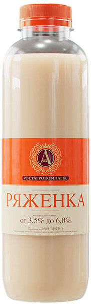 Ряженка А.Ростагрокомплекс 3,5-6%, 500 г