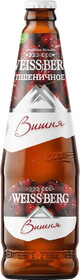 Напиток пивной WEISS BERG пшеничное со вкусом вишни нефильтрованный пастеризованный 4%, 0.44л Россия, 0.44 L