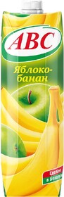 Нектар АВС  Яблочно-Банановый, 1 л., тетра-пак
