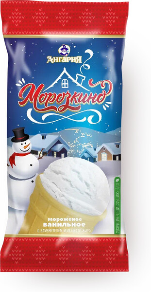 Мороженое сливочное Морозко Ангария, 80 г