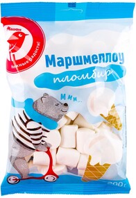 Маршмеллоу АШАН Красная птица с ароматом пломбира, 200 г