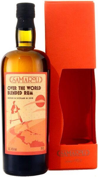 Ром «Samaroli Over the World Blended» в подарочной упаковке, 0.7 л