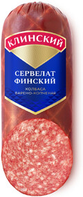 Колбаса копчено-вареная МК КЛИНСКИЙ Сервелат Финский, 290г Россия, 290 г
