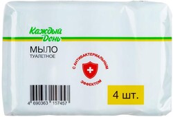 Мыло «Каждый день» антибактериальное, 4х75 г
