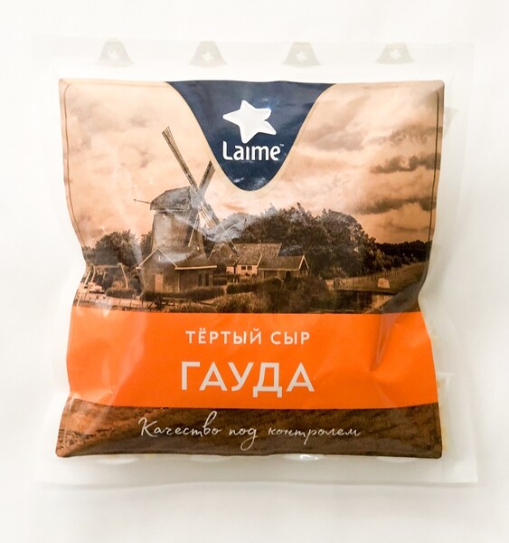 Сыр Laime Гауда тертый 45% 150г