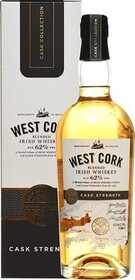 Виски West Cork Cask Strength Blended Irish Whiskey (gift box) 0.7л