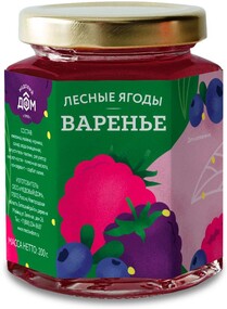 Варенье «Медовый дом» лесные ягоды, 200 г