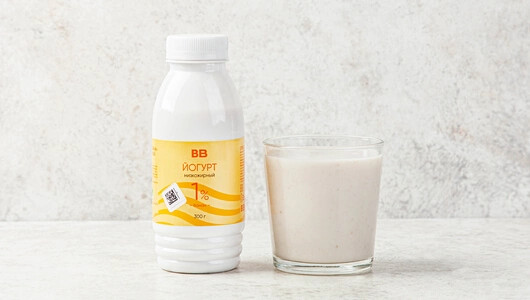 Йогурт питьевой с бананом 1%