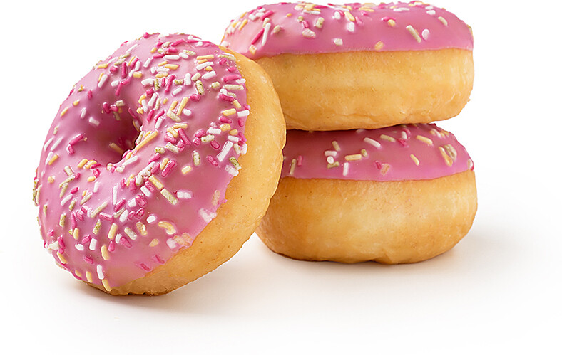 Мини-донат Pink, Poppies, 31 г, Бельгия