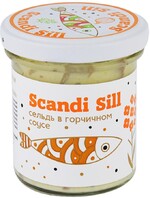 Сельдь Меридиан Scandi Sill в горчичном соусе филе-кусочки 150г