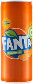Напиток газированный Fanta, 250 мл., ж/б
