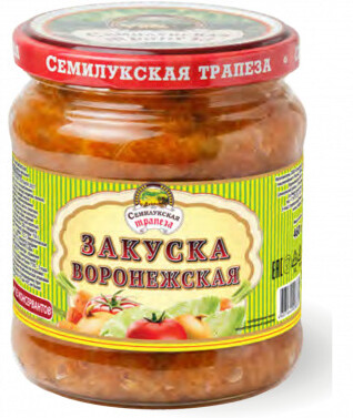 СЕМИЛУКСКАЯ ТРАПЕЗА Закуска овощная 