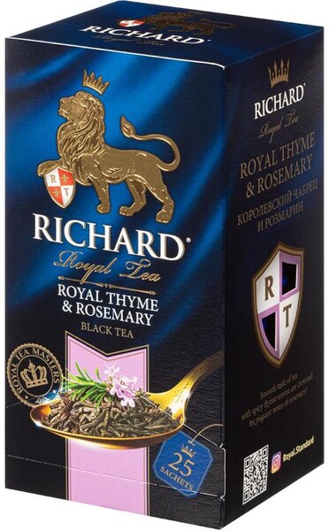 Чай Richard Royal Thyme Rosemary черный 25 пакетиков по 2 г