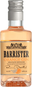Джин «Barrister Orange Gin», 0.05 л