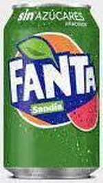 Напиток газированный Fanta Watermelon без сахара 0.33л, Испания