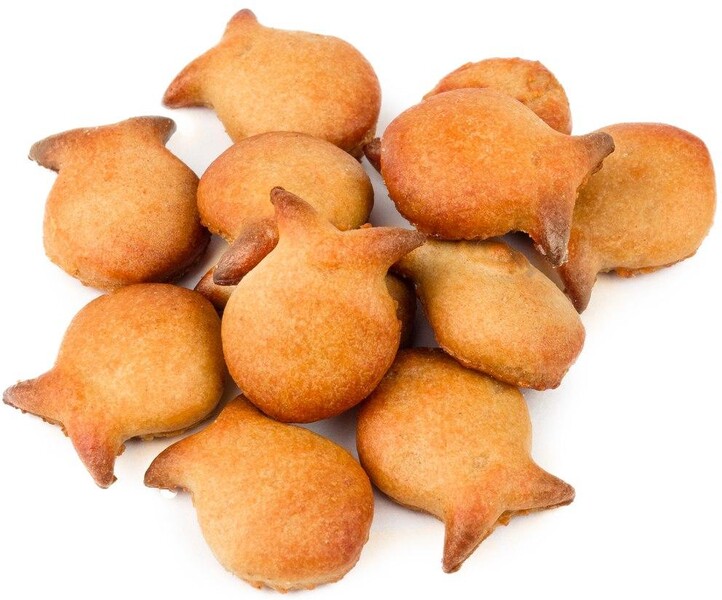 Крекер Вижер в форме рыбки с солью вес