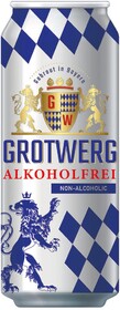 Пиво Grotwerg светлое безалкогольное, 0.5л
