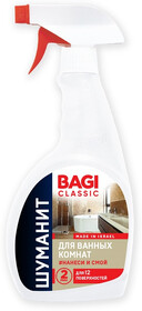 Чистящее средство Bagi classic шуманит для ванных комнат, 400 мл., спрей