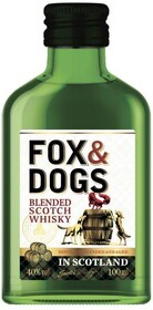 Виски Fox and Dogs,100 мл., стекло