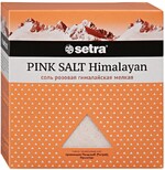Соль Setra розовая гималайская пищевая мелкая 0,5кг
