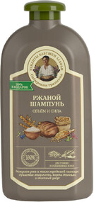 Шампунь для волос «Рецепты Бабушки Агафьи» Сибирская Травница Объём и сила ржаной для тонких и ослабленных волос, 500 мл