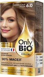 Крем-краска для волос «Фитокосметик» Only Bio Color Тон 6.0 Натуральный русый, 115 мл
