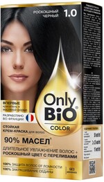Крем-краска для волос «Фитокосметик» Only Bio Color Тон 1.0 Роскошный черный, 115 мл