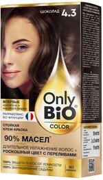 Крем-краска для волос «Фитокосметик» Only Bio Color Тон 3.0 Темный каштан, 115 мл