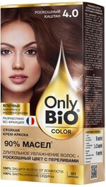 Крем-краска для волос «Фитокосметик» Only Bio Color Тон 4.0 Роскошный каштан, 115 мл