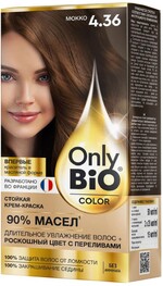 Крем-краска для волос «Фитокосметик» Only Bio Color Тон 4.36 Мокко, 115 мл