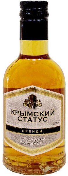 Бренди молодой Крымский Статус 0,25л