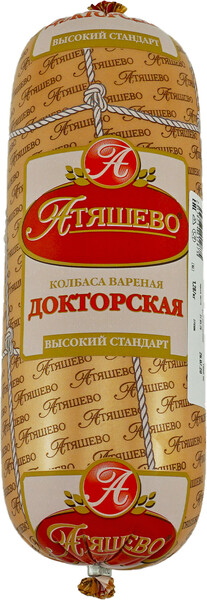 Колбаса МП АТЯШЕВО Докторская вар высокий стандарт кат.В п/о вес