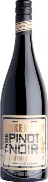 Вино Make It Big Pinot Noir красное полусухое 13,5 % алк., США, 0,75 л