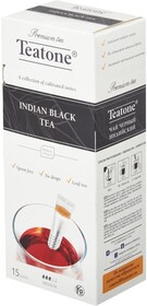 Чай черный Teatone Индийский 15пак*1.8г в стиках Россия
